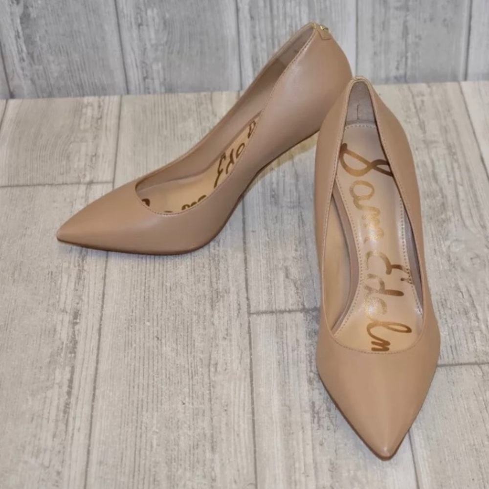 Sam Edelman Hazel Dress Pump - size 7W, Nude
